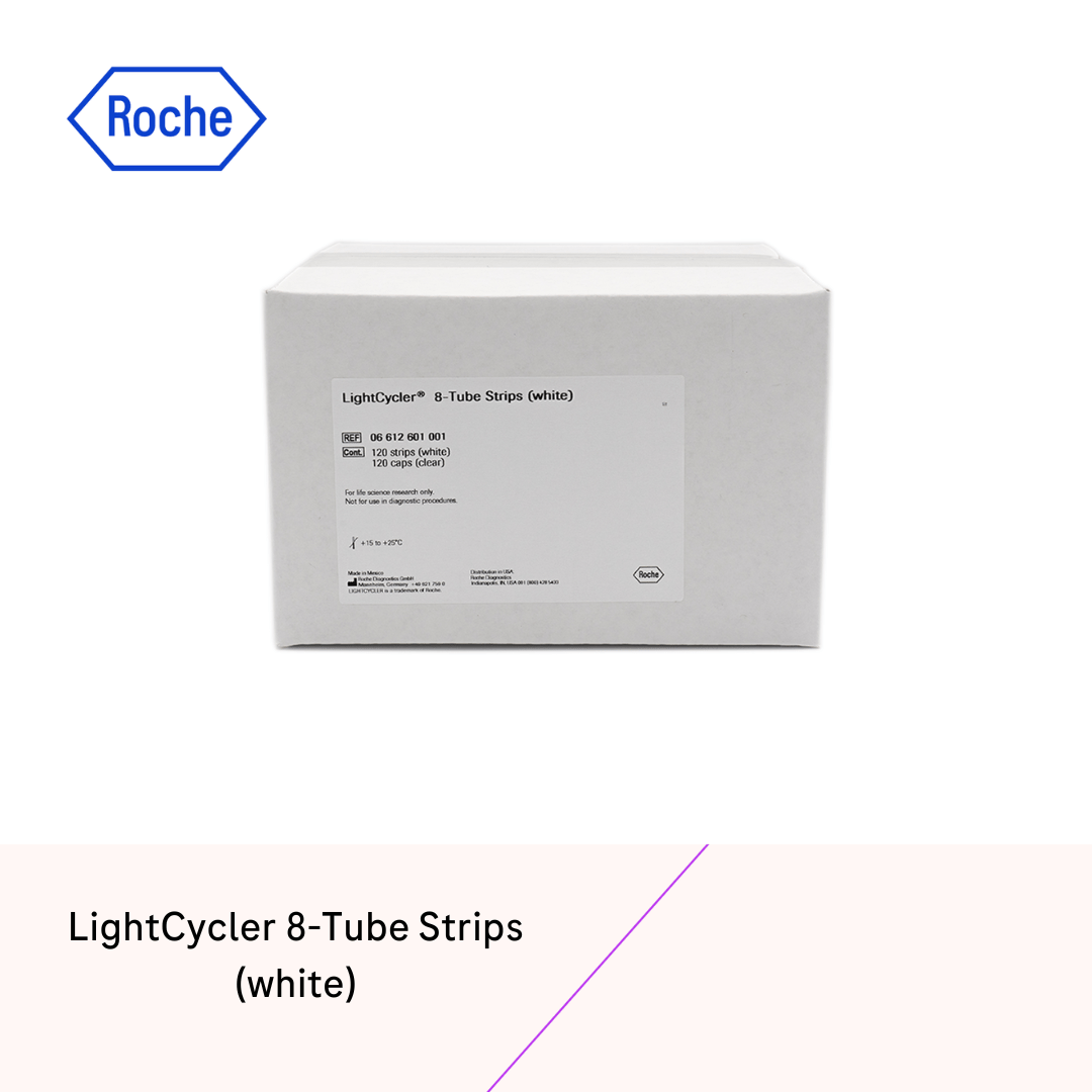 LightCycler® 8-Tube Strips (white) - Roche Sequencing Store